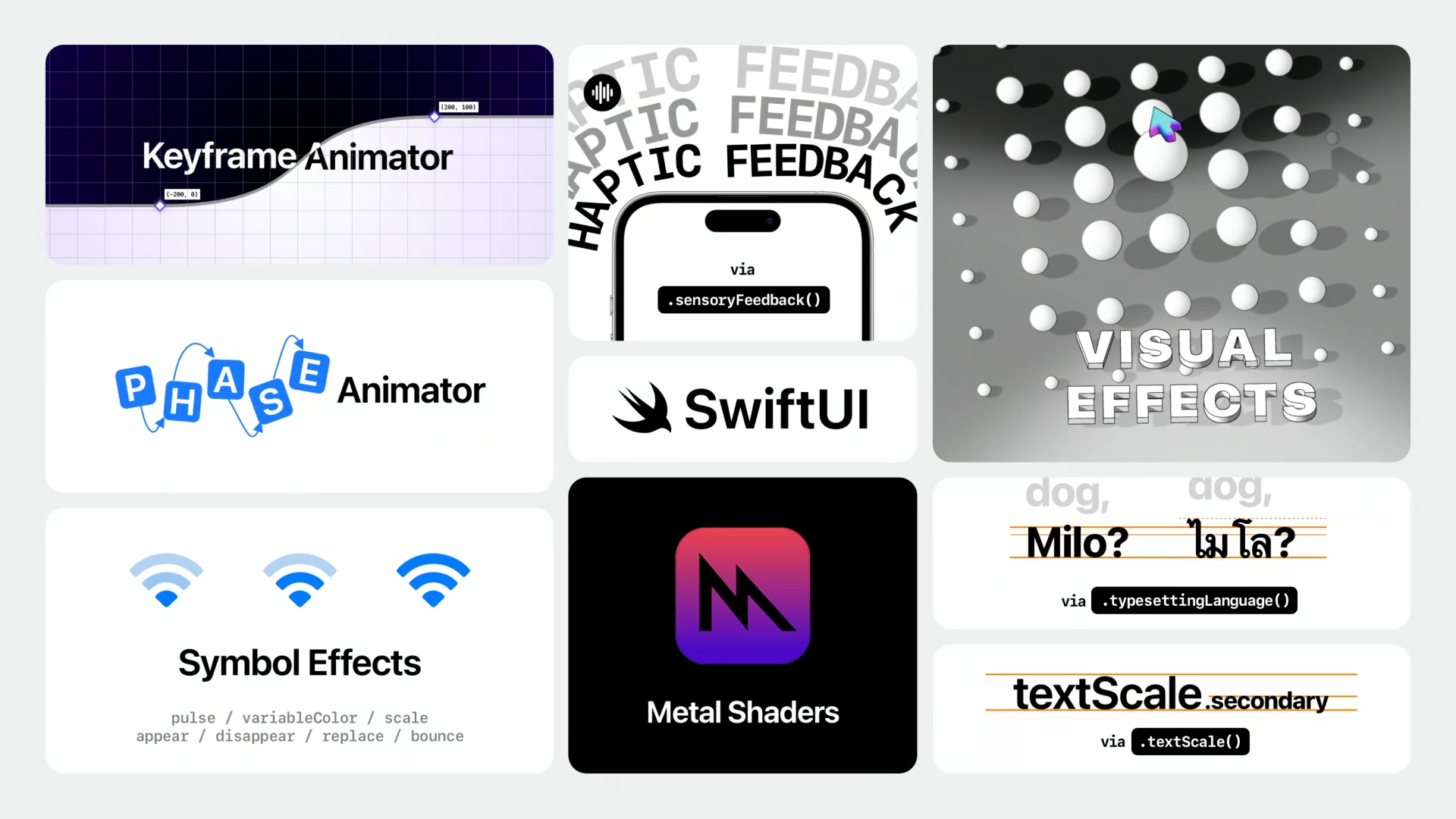 New in Swift UI 1