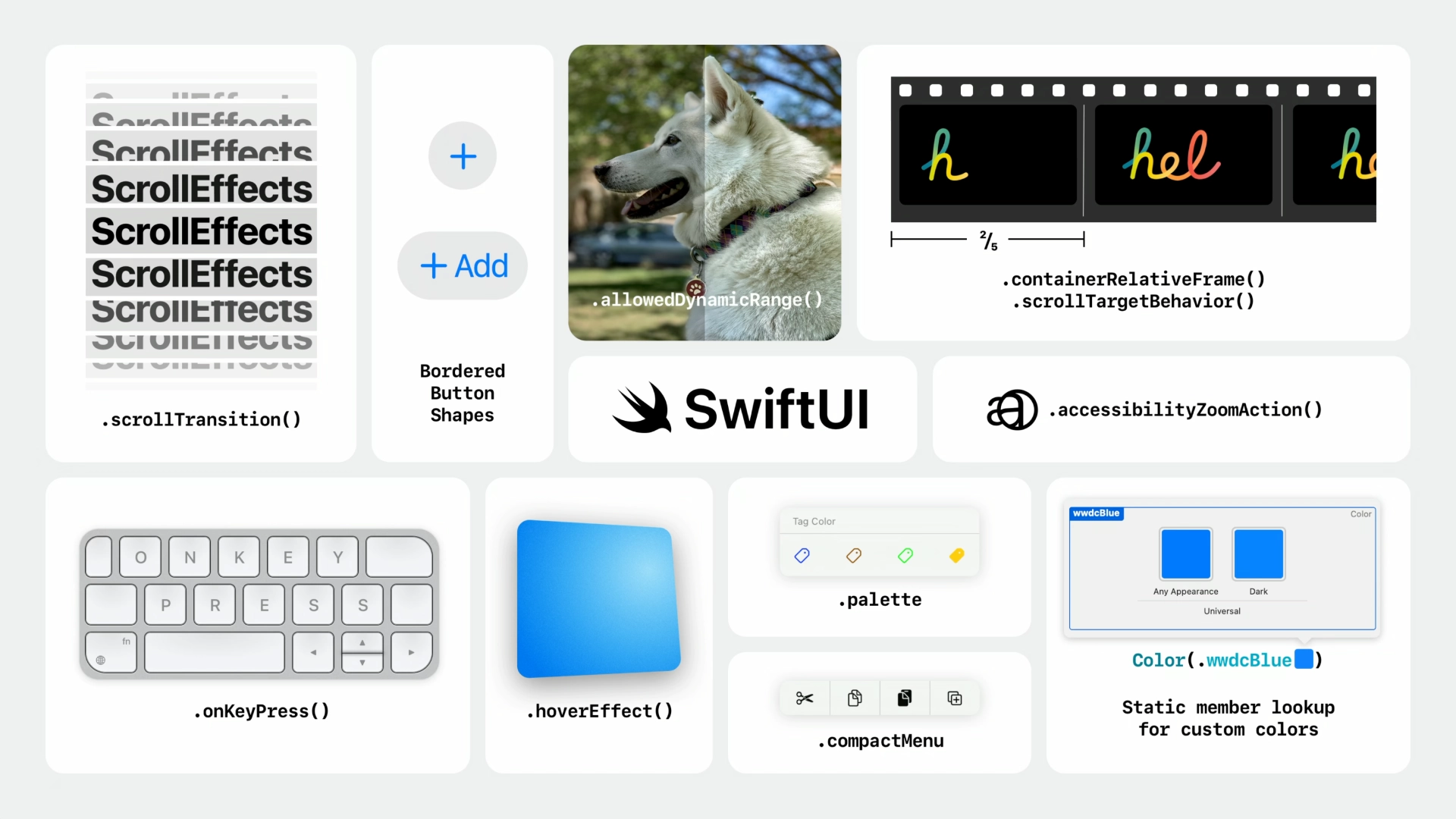 New in Swift UI 2
